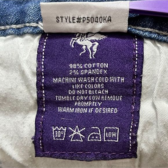 Vigoss Women's High Rise Straight Leg Stretch Jeans Denim Medium Wash Size 13 - Picture 8 of 8